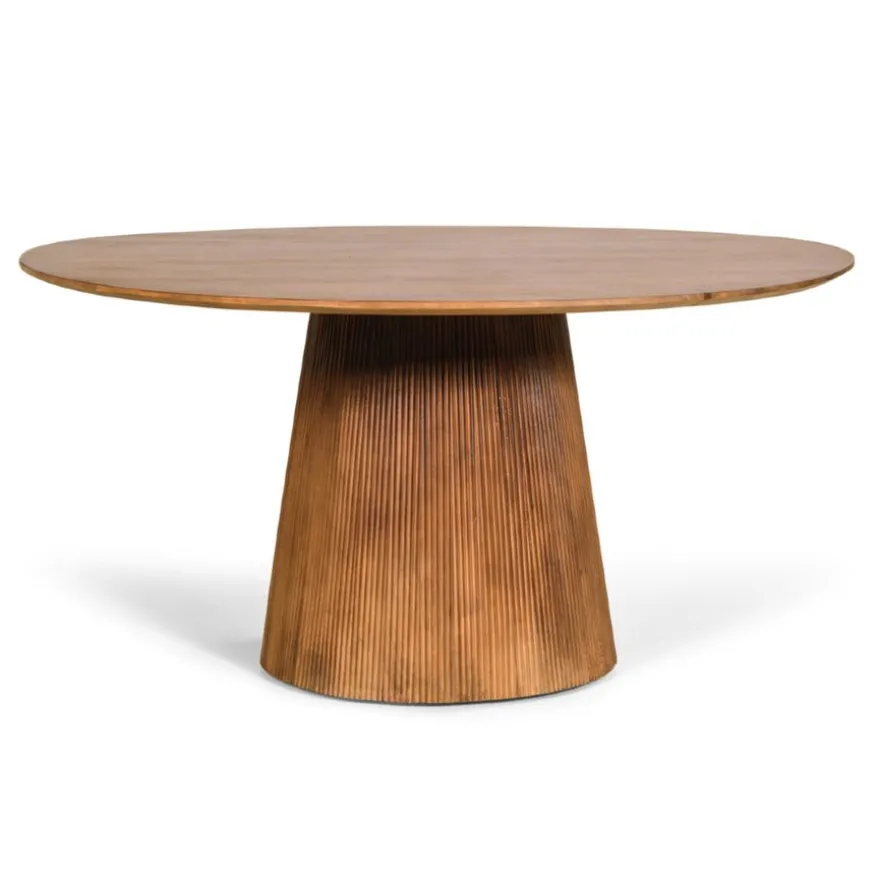 Eettafel Viktor Lichtbruin - Ø 150 cm