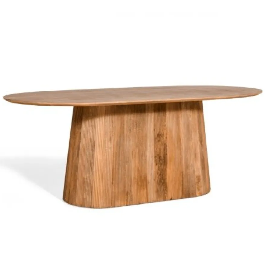 Eettafel Viktor Lichtbruin - 200x100 cm