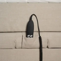 Elektrische Boxspring Barcelona Naturel - 180x200 cm