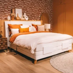Elektrische Boxspring Madrid Naturel - 180x200 cm