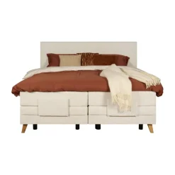 Elektrische Boxspring Madrid Naturel - 180x200 cm