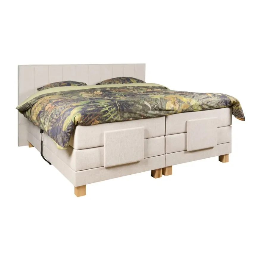 Elektrische Boxspring Valencia Beige - 180x200 cm