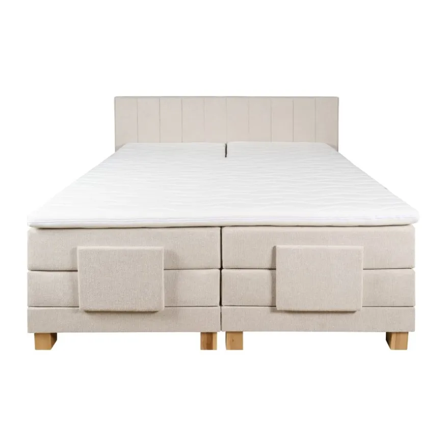Elektrische Boxspring Valencia Beige - 180x200 cm