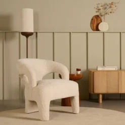 Fauteuil Brock Crème