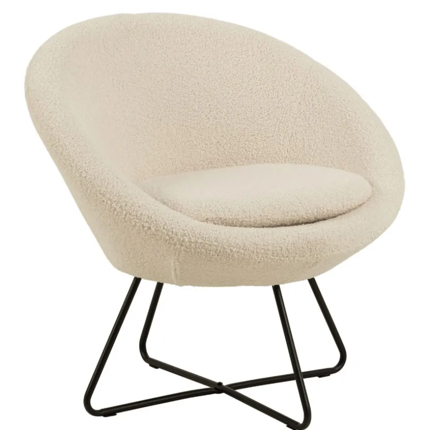 Fauteuil Dale Crème