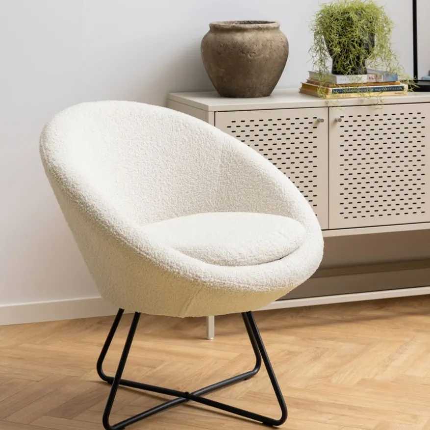 Fauteuil Dale Crème