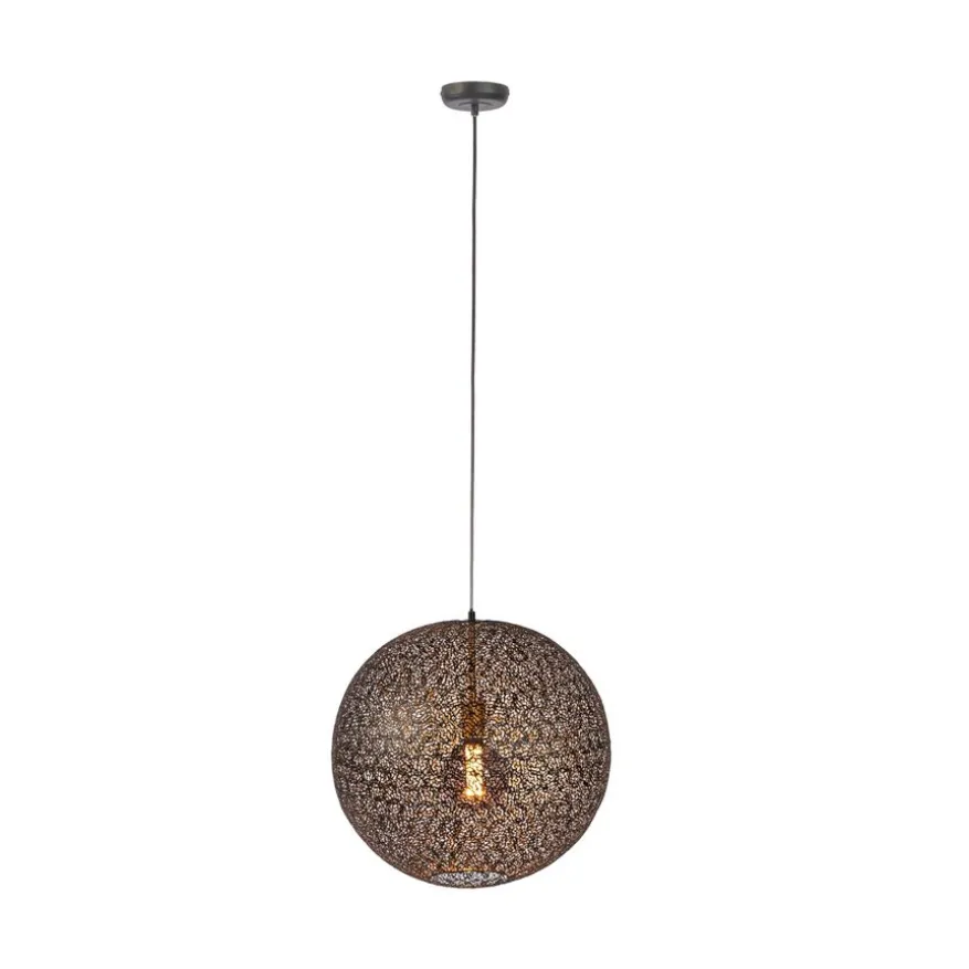 Hanglamp Dori Zwart - E27 - Ø 50 cm