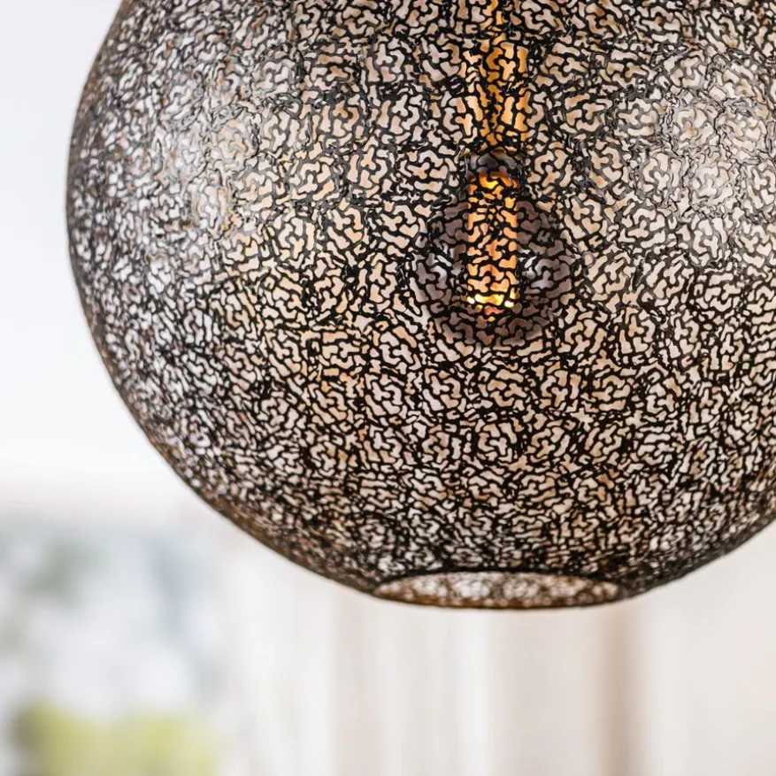 Hanglamp Dori Zwart - E27 - Ø 50 cm
