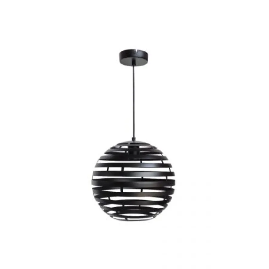 Hanglamp Emile Zwart - E27 - Ø 30 cm