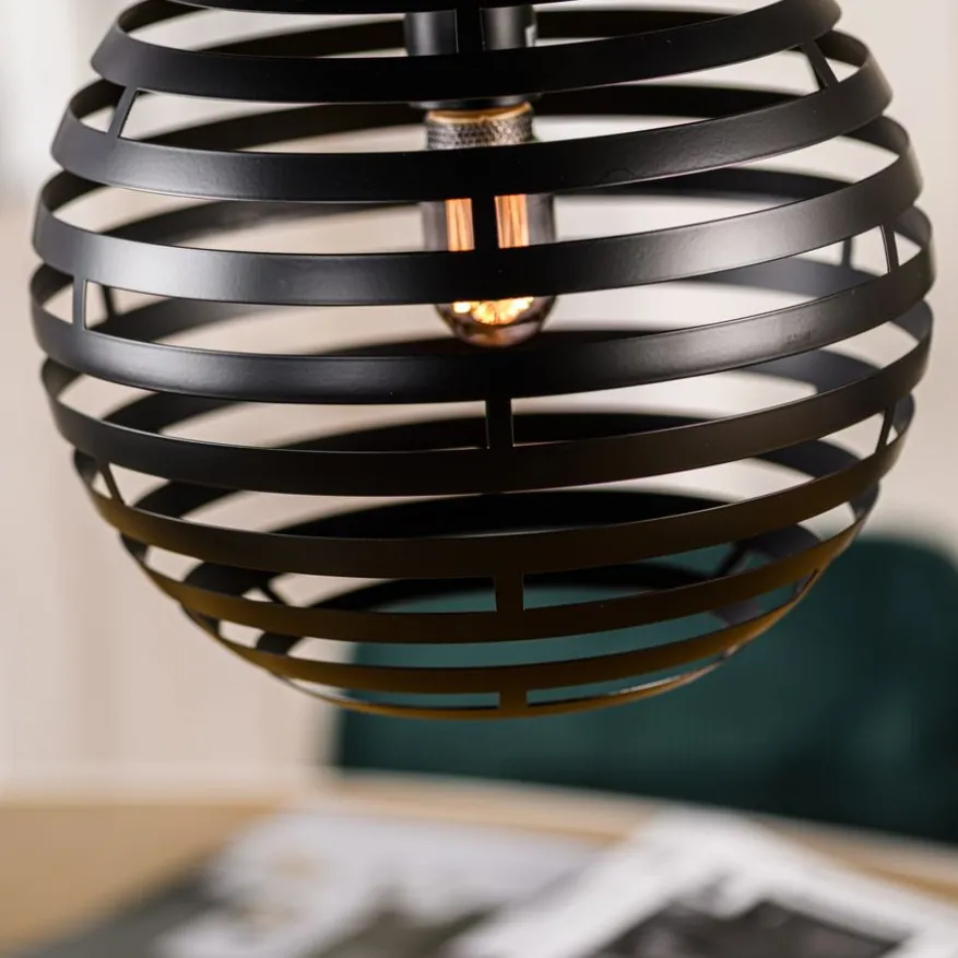 Hanglamp Emile Zwart - E27 - Ø 30 cm