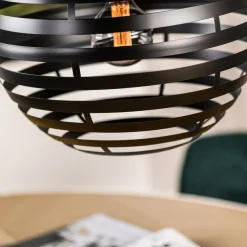 Hanglamp Emile Zwart - E27 - Ø 30 cm