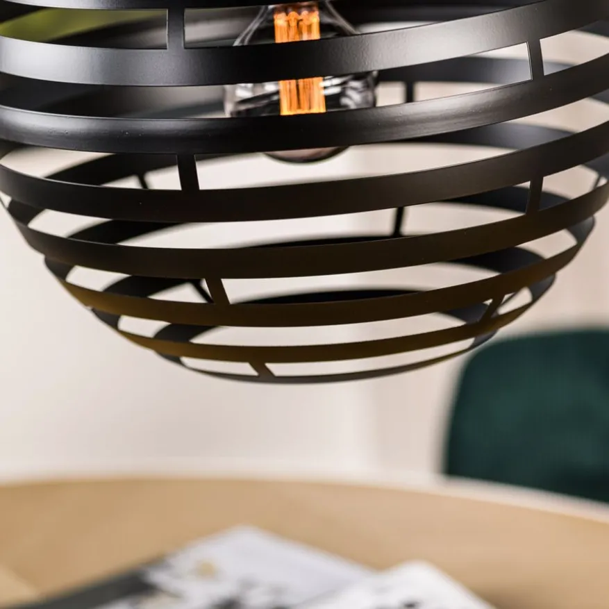 Hanglamp Emile Zwart - E27 - Ø 30 cm