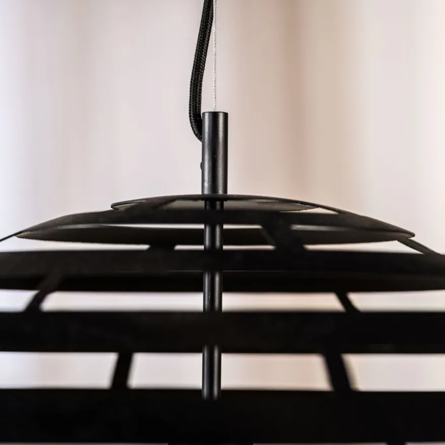 Hanglamp Emile Zwart - E27 - Ø 30 cm