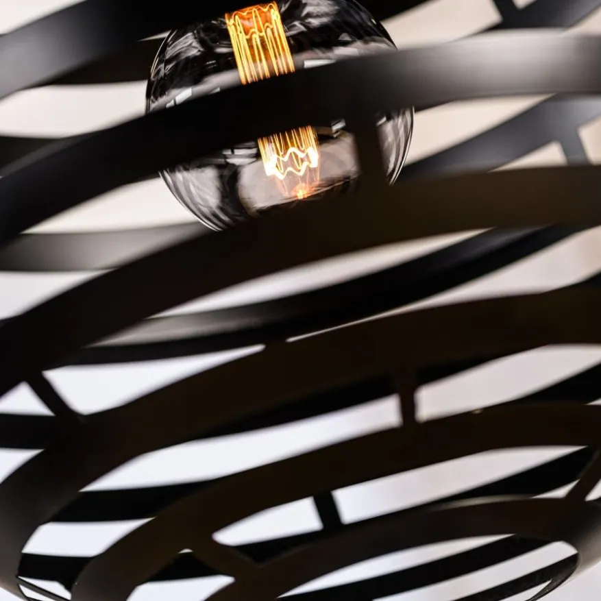 Hanglamp Emile Zwart - E27 - Ø 30 cm