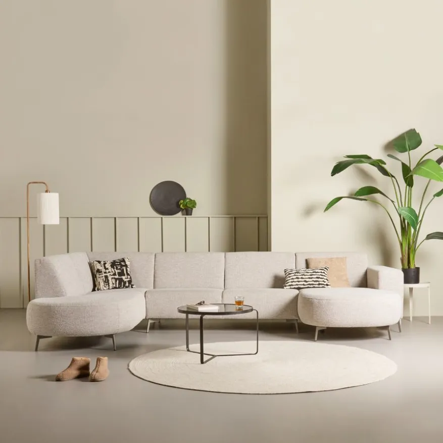 Hoekbank Ameland Diep Beige