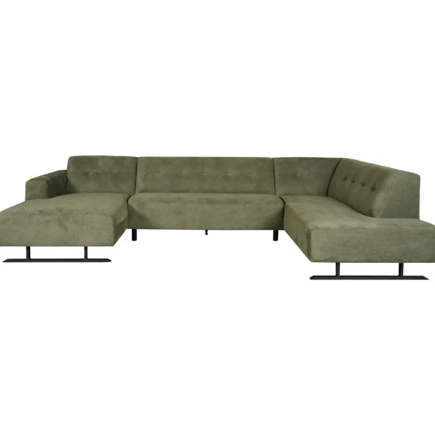 Hoekbank Chester Divan Rechts Groen