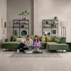 Hoekbank Chester Divan Rechts Groen