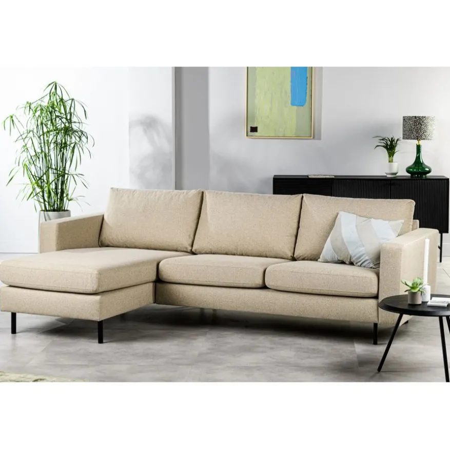 Hoekbank Daley Links & Rechts Beige