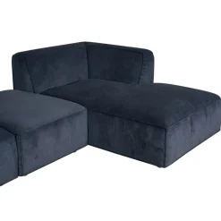 Hoekbank Dundee Rechts Blauw