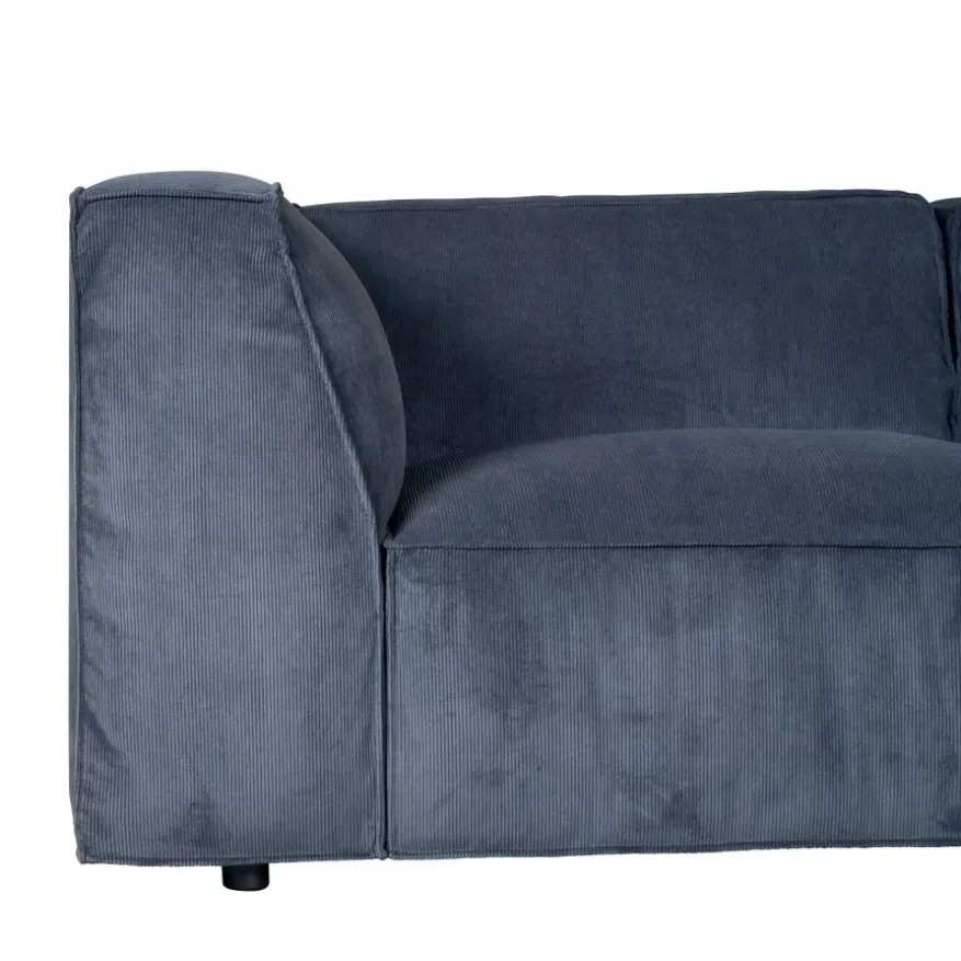 Hoekbank Dundee Rechts Blauw
