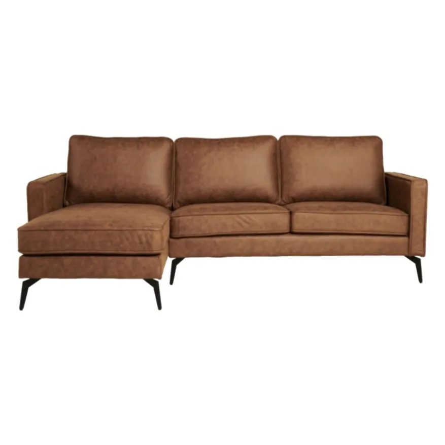 Hoekbank Etsa Links & Rechts Cognac