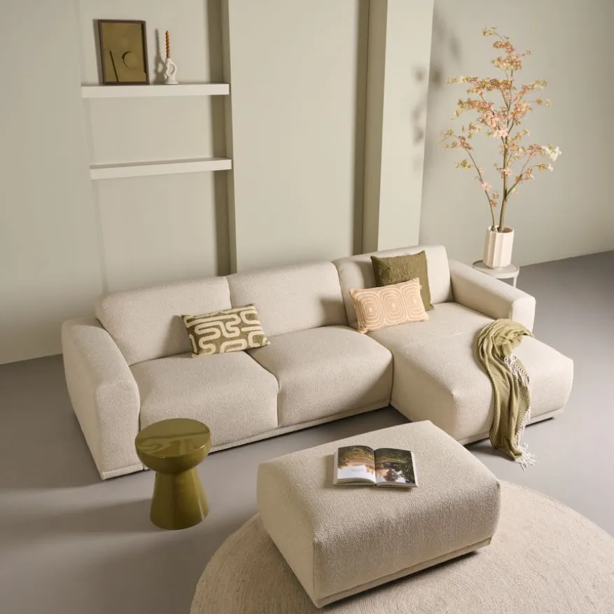 Hoekbank Kobe Rechts Beige