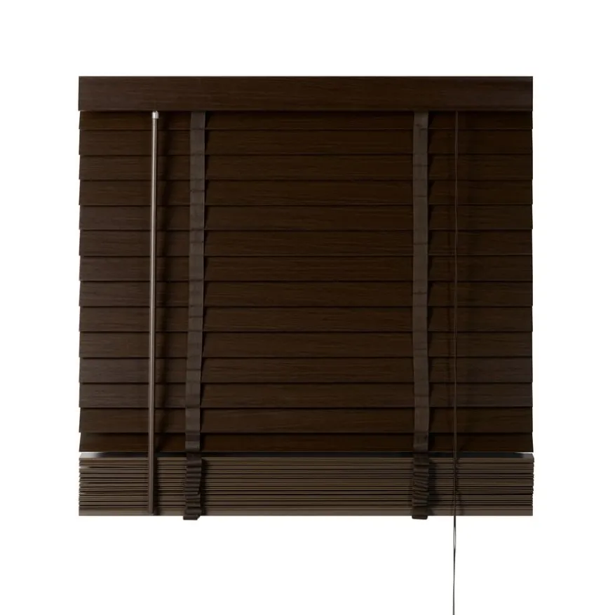 Houten Jaloezie Bruin - 80x180 cm