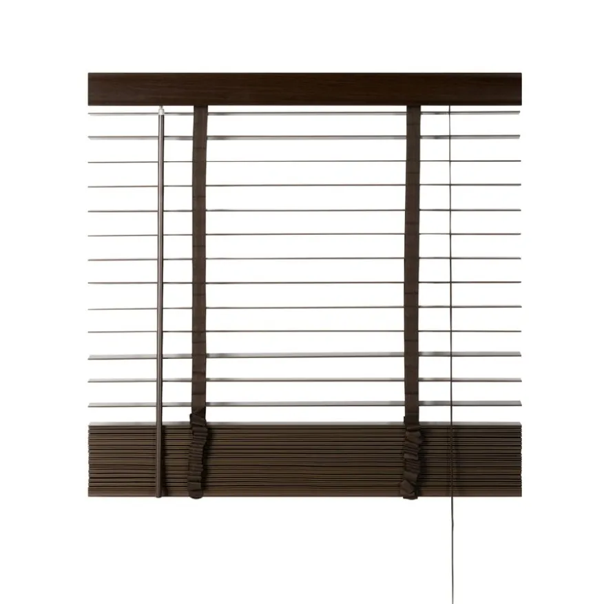 Houten Jaloezie Bruin - 80x210 cm