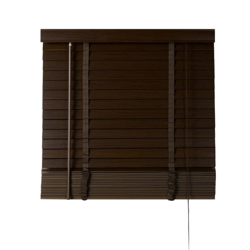 Houten Jaloezie Bruin - 80x210 cm