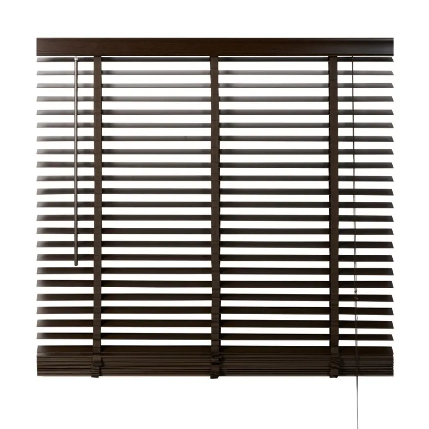 Houten Jaloezie Bruin - 140x180 cm