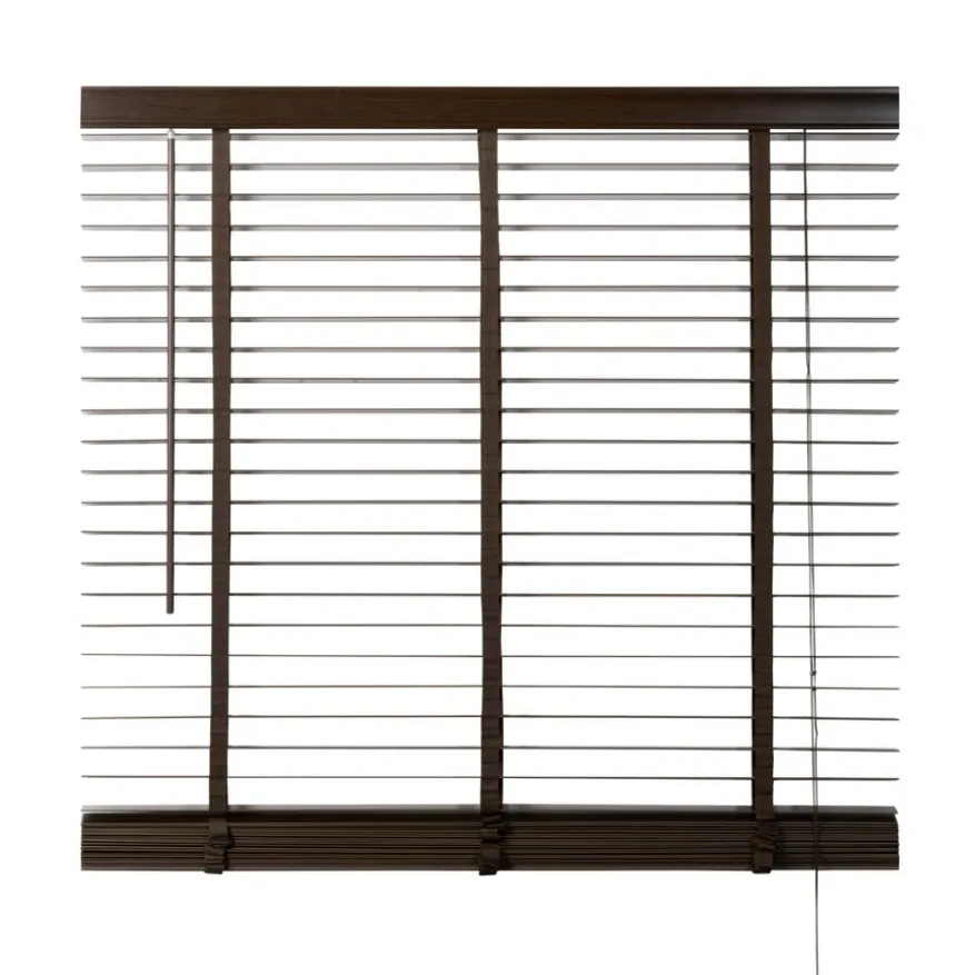Houten Jaloezie Bruin - 140x180 cm