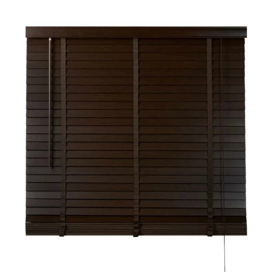 Houten Jaloezie Bruin - 140x180 cm