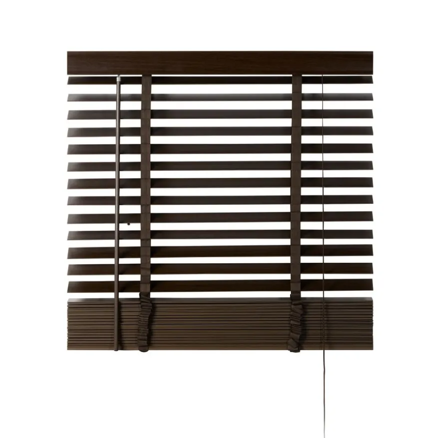 Houten Jaloezie Bruin - 60x210 cm