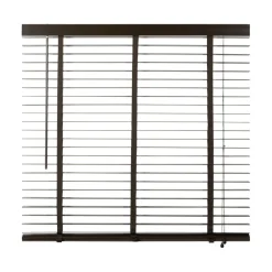 Houten Jaloezie Bruin - 120x130 cm