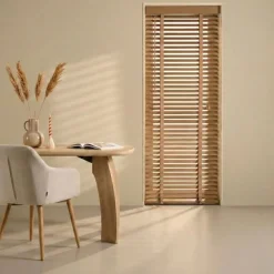 Houten Jaloezie Naturel - 80x210 cm