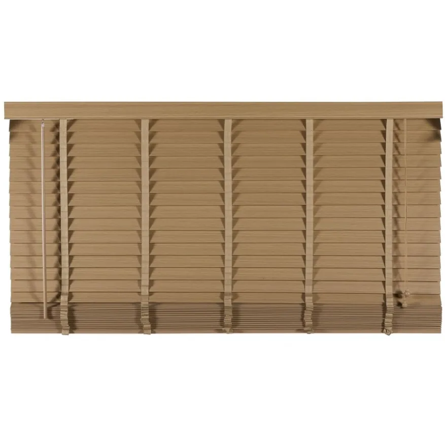 Houten Jaloezie Naturel - 180x180 cm