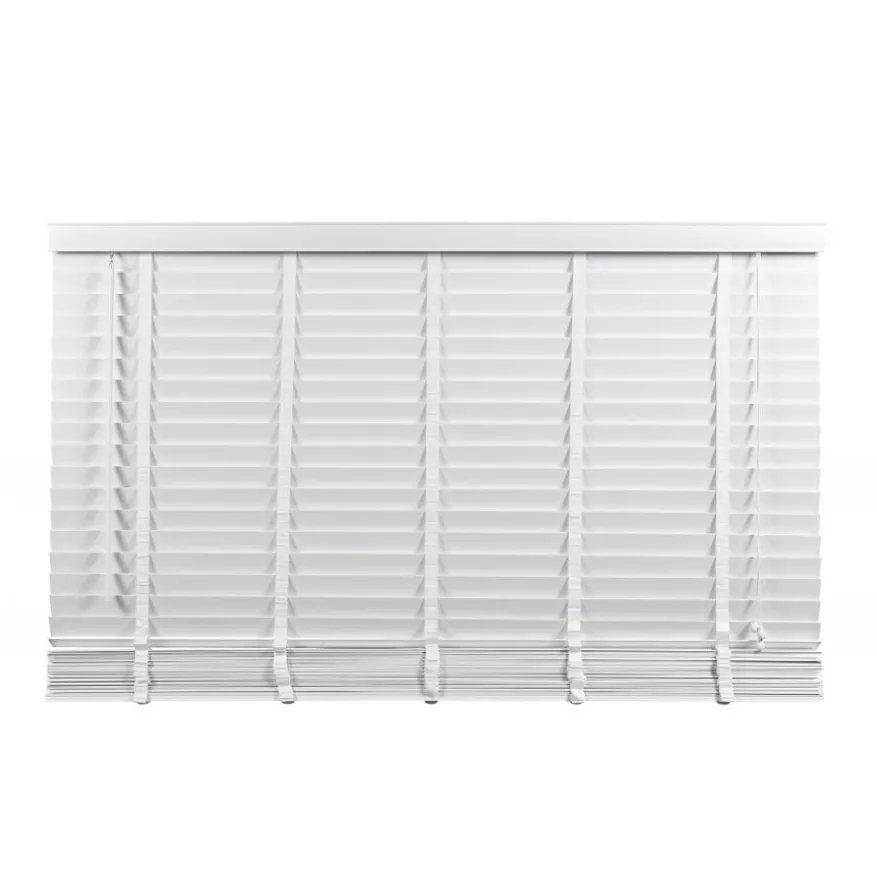 Houten Jaloezie Wit - 180x210 cm