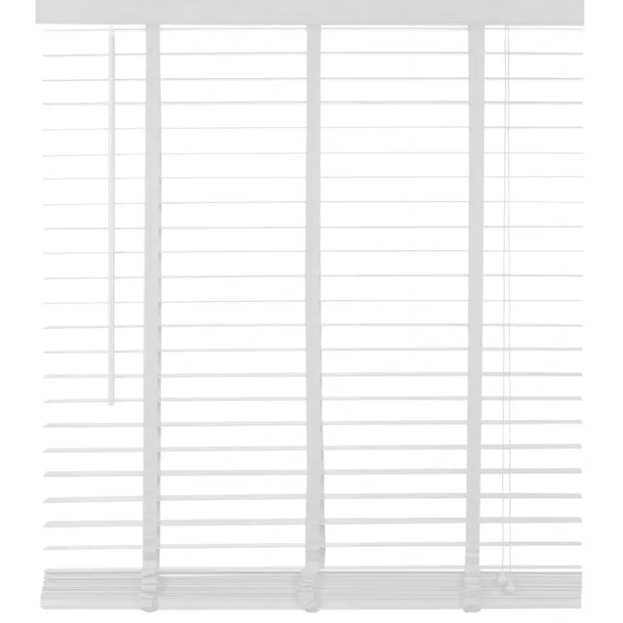 Houten Jaloezie Wit - 120x210 cm