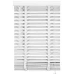 Houten Jaloezie Wit - 80x210 cm