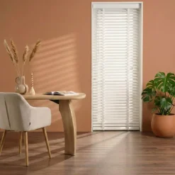 Houten Jaloezie Wit - 80x210 cm