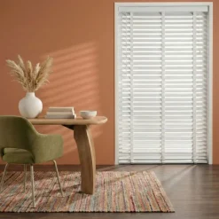 Houten Jaloezie Wit - 100x210 cm