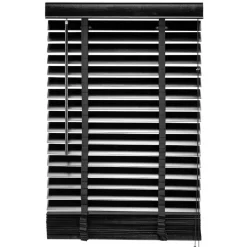 Houten Jaloezie Zwart - 60x130 cm