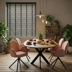 Houten Jaloezie Zwart - 160x180 cm