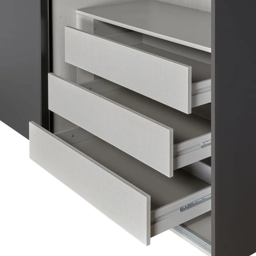 Inzetladeblok 90 cm Tudela Grijs