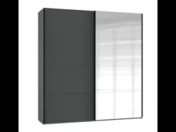 Kledingkast Aalst Wit Spiegel - 180x210x65 cm