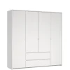 Kledingkast Atlanta Wit - 197x202x58 cm