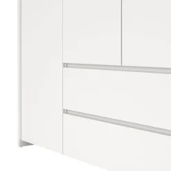 Kledingkast Atlanta Wit - 197x202x58 cm