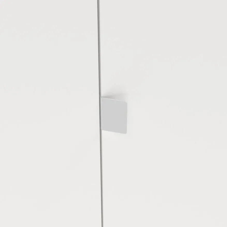 Kledingkast Atlanta Wit - 197x202x58 cm