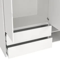Kledingkast Atlanta Wit - 149x202x58 cm