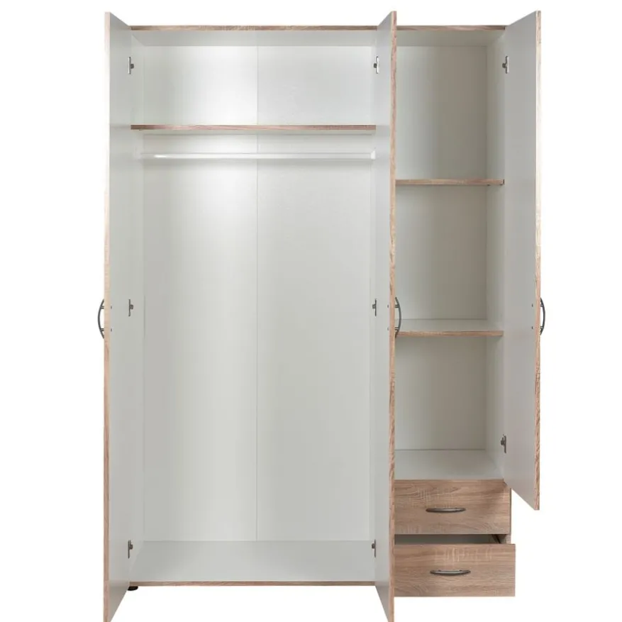 Kledingkast Baarlo Naturel - 120x176x52 cm